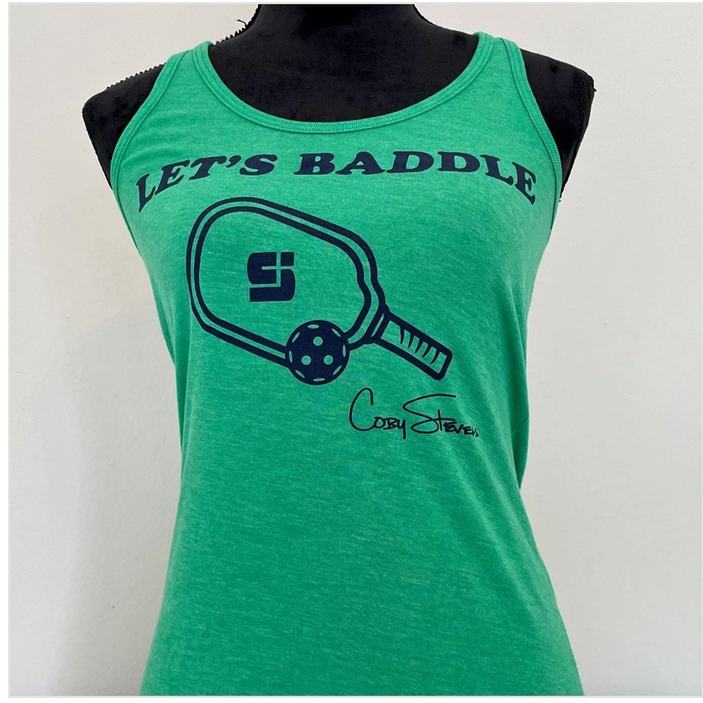 CS Ladies "Let's Baddle" Pickleball Tank Top